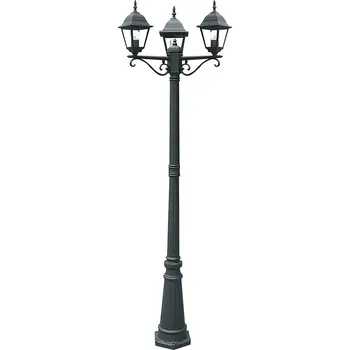 Venkovní osvětlení FANEUROPE Sloupkové svítidlo PALO ROMA černá, 3xE27, IP44, 190 x 70 cm - FANEUROPE FAN LANT-ROMA/P3