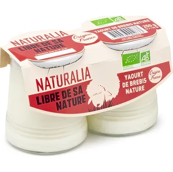Naturalia BIO Ovčí Jogurt přírodní, 2x125g 250g