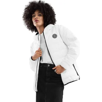 SIROKO Dámská voděodolná prošívaná bunda Natur-W SIROKO S BÍLÁ