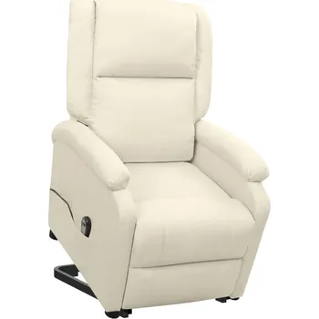 Křeslo zahrada-XL Zvedací křeslo krémové textil 329708