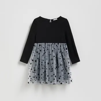 Dívčí šaty Reserved - Šaty s tylovou sukní - černý - 484FW-99X - 484FW-99X-128