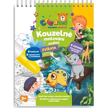 omalovánky Created Kouzelné malování vodou - zvířátka