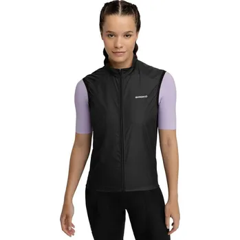Cyklistická vesta SIROKO Dámská větruodolná cyklistická vesta V1-W Blaast Černá XL ČERNÁ