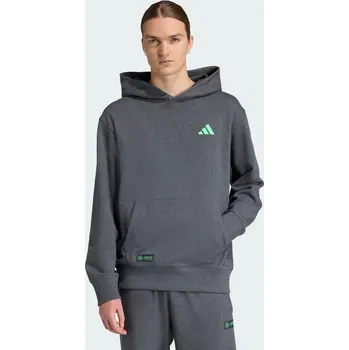 Pánská mikina ADIDAS MIKINA MERCEDES - AMG PETRONAS FORMULA ONE TEAM PREMIUM 2XL ŠEDÁ
