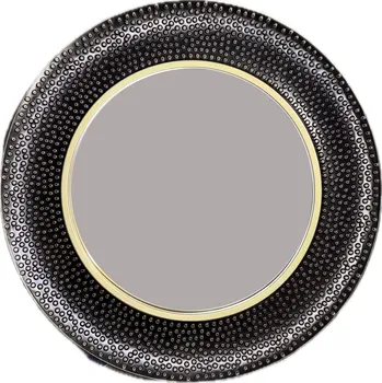 Zrcadlo LEVNO Zrcadlo LOUISA 55 cm - Kákově hnědá/zlatá POUZE NA OSOBNÍ ODBĚR