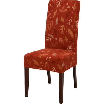 Potah na židli dobirkov.cz Vánoční napínací potahy na židle 6 ks – červené