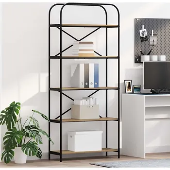 Knihovna vidaXL Knihovna dub artisan 80 x 30 x 183 cm Kompozitní dřevo [879838]