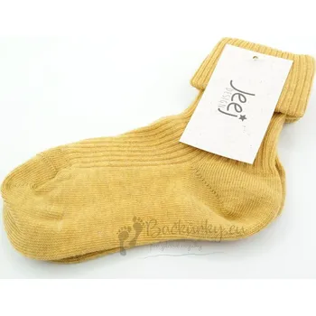 Kojenecké oblečení Dětské ponožky Jeej design Natural Honey (hořčičná) - vel. 27/30