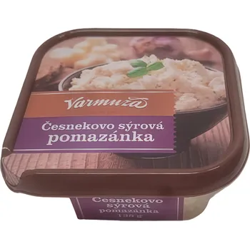 Rostlinná pomazánka Varmuža Česnekovo-sýrová pomazánka 135g