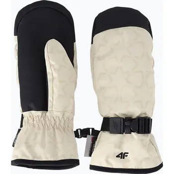 Módní doplněk Dětské lyžařské rukavice 4F Fnk F198 cream
