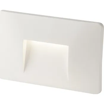 Venkovní osvětlení FANEUROPE Zápustné venkovní svítidlo LED Breen, bílá, hliník/sklo, 3 W, 290 lm, 4000 K, IP65, 13 x 1 x 8,5 cm - FANEUROPE FAN INC-BREEN-503 BCO