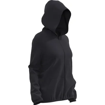 Dámská mikina DOMYOS Dámská fitness mikina na zip 100 XL ČERNÁ