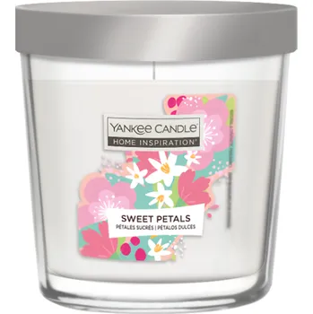 Yankee Candle Vonná svíčka ve skle střední Sweet Petals