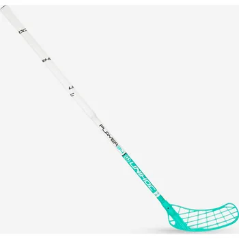 Florbalová hůl UNIHOC Florbalová hokejka Play flex 34 pravá (pravá ruka dole) 87cm MODRÁ|ŠEDÁ