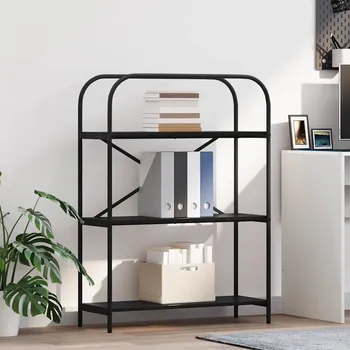 Knihovna vidaXL Knihovna Černý dub 80 x 30 x 109 cm Kompozitní dřevo [879845]