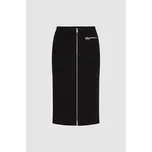 SUKNĚ KARL LAGERFELD JEANS KLJ KNITTED MIDI SKIRT BLACK