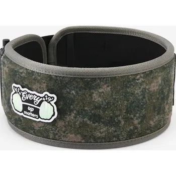 CORENGTH Vzpěračský pás s bezpečnostní přezkou XS ZELENÁ|ŠEDÁ