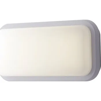 Venkovní osvětlení FANEUROPE Venkovní stropní svítidlo LED SHELLY bílá polykarbonát 15 W 1900 lm 3000/4000 K IP65 23,6x116x6,8 cm - FANEUROPE FAN LED-SHELLY-Q-S BCO