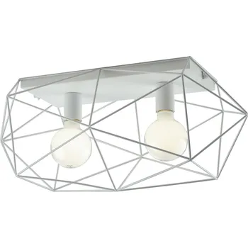 FANEUROPE Stropní svítidlo Abraxas, bílé, 2 x E27, 60 x 30 x 26,5 cm - FANEUROPE FAN I-ABRAXAS-PL2 BCO