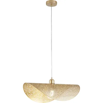 FANEUROPE Závěsné svítidlo Rhei‑Tara zlaté, 1xE27, 50 x 30 x 150 cm - FANEUROPE FAN I-RHEI-TARA-S50