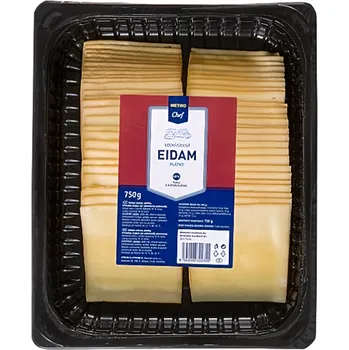 Výhodná cena Eidam uzený 45% plátky chlaz. 750 g