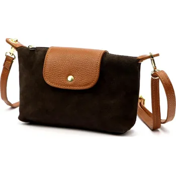 Kabelka Dámská kabelka Luka 26-007 tmavě hnědá, velbloudí