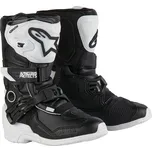 boty TECH 3S KIDS, ALPINESTARS, dětské (bílá/černá, vel. 32)