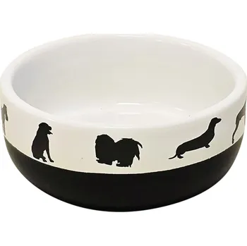 Miska pro psa NOBBY KERAMICKÁ MISKA SHAPE 300ML 82503