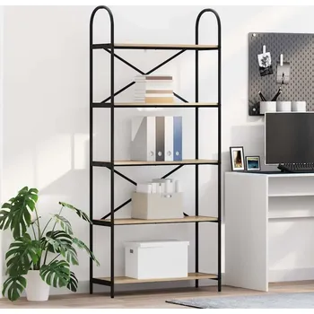 Knihovna vidaXL Knihovna Sonoma dub 80 x 30 x 183 cm Kompozitní dřevo [879888]