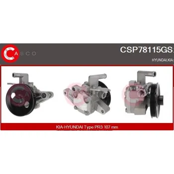 Posilovač řízení Hydraulické čerpadlo, řízení CASCO CSP78115GS