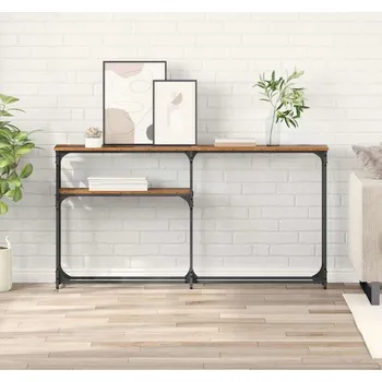 Noční stolek vidaXL Konsole Staré dřevo 145x22.5x75cm kompozitní dřevo [882214]