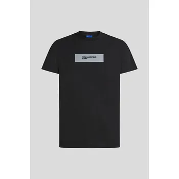 Pánské tričko TRIČKO KARL LAGERFELD JEANS KLJ SLIM REFLECTIVE TEE BLACK