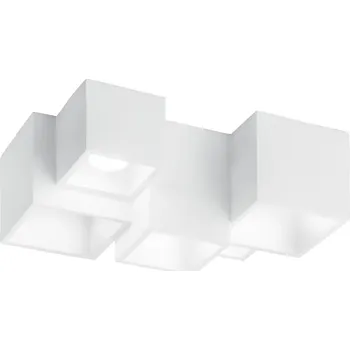 FANEUROPE Stropní svítidlo Foster, bílé, 5 x GU10, 37 x 24,8 x 15 cm - FANEUROPE FAN I-FOSTER-PL5