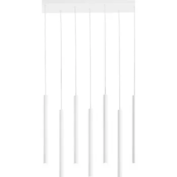 FANEUROPE Závěsné svítidlo LED PYPE bílá 35 W 3290 lm CCT 56,5 x 200 cm - FANEUROPE FAN LED-PYPE-SQ7-BCO