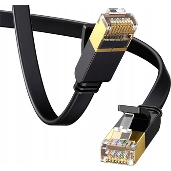 Síťový kabel Patchcord Vayox S/FTP 7 RJ45 / RJ45 10 m černý