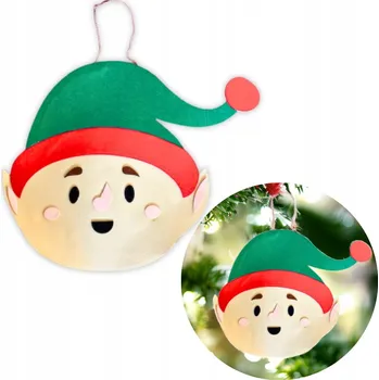 Vánoční dekorace SKŘÍTEK FILCOVÝ DEKORACE K ZAVĚŠENÍ 60CM VÁNOČNÍ DEKORACE NA ZEĎ