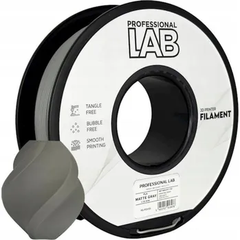 3D tisk Filament Prof. Lab PLA 1.75mm 1kg Matná Šedá | Matte Gray