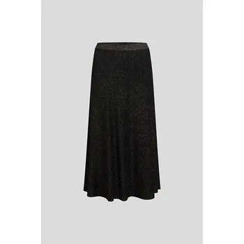 Dámská sukně SUKNĚ KARL LAGERFELD LUREX KNIT SKIRT BLACK