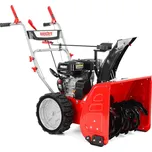 Dvoustupňová benzínová sněhová fréza s pojezdem HECHT 9661