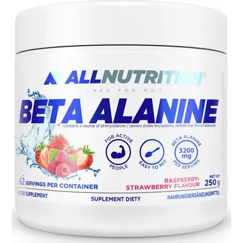 Aminokyselina Prášek Beta Alanin Allnutrition 250 g jahoda