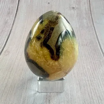 Septárie vajíčko bytová dekorace 17 cca 5,1 x 6,9 cm, 280 g