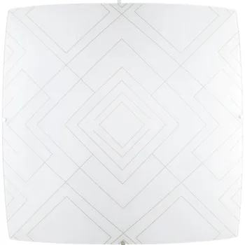 FANEUROPE Stropní svítidlo VECTOR bílá/šedá, 3xE27, 40 x 40 x 10 cm - FANEUROPE FAN I-VECTOR-PL40