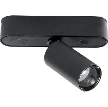 Bodové svítidlo FANEUROPE Systém 48 V – LED svítidlo na liště Bernini, 48 V, černé, hliník/plast, 5 W, 640 lm, CCT, 11,45 x 9,47 x 3,1 cm - FANEUROPE FAN BERNINI-FANS-5