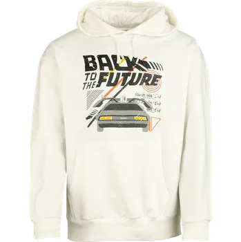 Pánská mikina Mikina s kapucí z Back To The Future - Back to the future - Muži - bílá