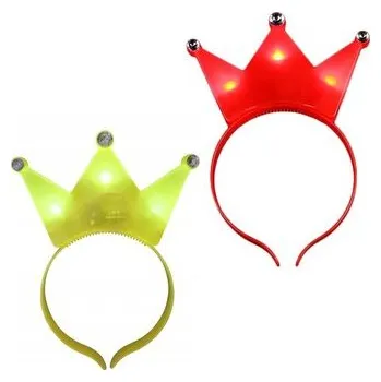 Karnevalový kostým Opaska korona świecąca MIX