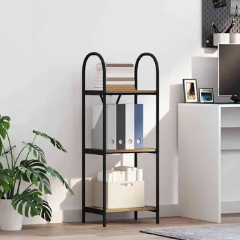 Knihovna vidaXL Knihovna Artisanový dub 40 x 30 x 109 cm Kompozitní dřevo [879940]