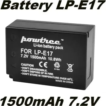 PowTree Baterie Canon LP-E17, LPE17 1500mAh neoriginální