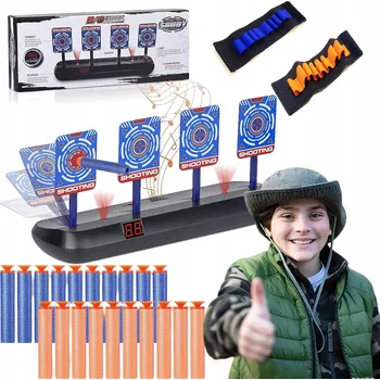 Dětská zbraň NEJLEPŠÍ DÁREK PRO DĚTI 3-13 LET Elektronický Terč Střelnice