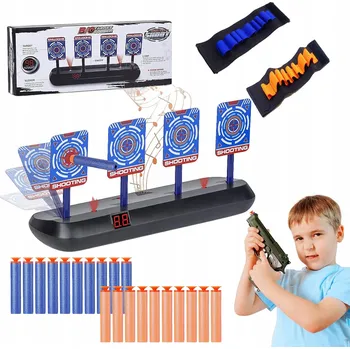 Hračka pro nejmenší Elektronický terč střelnice CÍL POHYBLIVÝ JEZDÍCÍ PRO STŘELBU POČÍTADLO