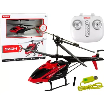RC model vrtulníku RC helikoptéra SYMA S5H 2.4G červená